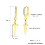 Sword Pendant Dagger Cartilage Piercing Earings