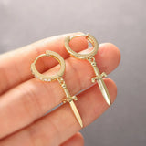 Sword Pendant Dagger Cartilage Piercing Earings