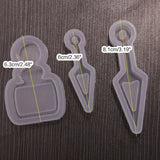 Sword Perfume Bottle Silicone Mold for Keyring Pendant