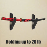 Sword Wall Mount 2/Set Adjustable Display Hanger