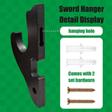 Adjustable Sword Wall Mount 1-Tier Hook Katana Holder