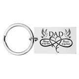 Sympathy Loss of Father Keychain Memory DAD Always On My Mind