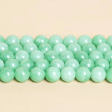 African Green Jade Chalcedony Stone Spacer Beads for Jewelry Making