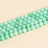African Green Jade Chalcedony Stone Spacer Beads for Jewelry Making