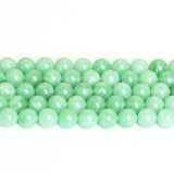 African Green Jade Chalcedony Stone Spacer Beads for Jewelry Making