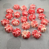 Coral Chrysanthemum Shape Beads for Jewelry Making DIY