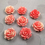 Synthetic Coral Flower Shape Punch Loose Beads for Jewelry Making DIY