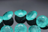 Neon Brazilian Synthetic Paraiba Tourmaline Loose Gemstone Round Cut