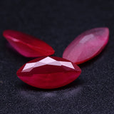 Synthetic Ruby Loose Gemstone Marquise Shape LAB-CREARED Red Corundum 5#