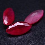 Synthetic Ruby Loose Gemstone Marquise Shape LAB-CREARED Red Corundum 5#