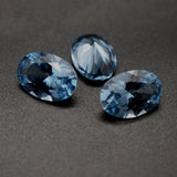 Synthetic Spinel 106# Sea Oval Light Aquamarine Gems 2x3mm 3x5mm 4x6mm
