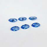 Synthetic Spinel 119# Sea Loose Gemstones Marquise Aquamarine 2x4mm 3x6mm 4x8mm