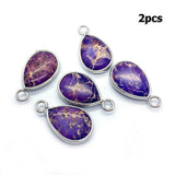 Water Drop Shape Turquoise Pendants for Jewelry Making DIY