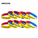 Syria Flag Silicone Bracelet Rubber Wristband Cuff Sports Bangle Gift