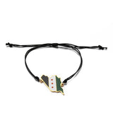 Syria Flag Map Charms Bracelet Syrian Jewelry
