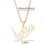 Syria Syrians in Arabic Pendant Necklace For Men Women African Amulet Jewelry