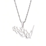 Syria Syrians in Arabic Pendant Necklace For Men Women African Amulet Jewelry