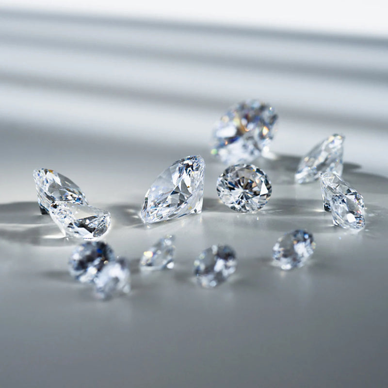 Szjinao 340PCS Moissanite Gemstones D VVS1 Loose Beads Excellent Cut
