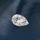 Szjinao 0.35ct-13ct D VVS1 Pear Shaped Loose Moissanite Stone for Jewelry