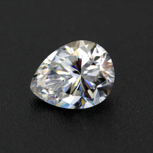 Szjinao 0.35ct-13ct D VVS1 Pear Shaped Loose Moissanite Stone for Jewelry