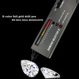 Szjinao 0.35ct-13ct D VVS1 Pear Shaped Loose Moissanite Stone for Jewelry