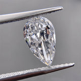 Szjinao 0.35ct-13ct D VVS1 Pear Shaped Loose Moissanite Stone for Jewelry