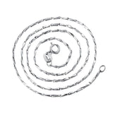 Szjinao Melon Shape 925 Sterling Silver Link Chains Necklaces For Women