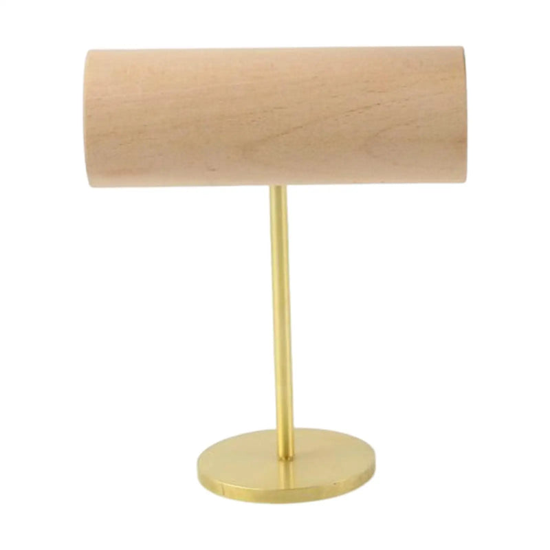 Wooden T-Bar Bracelet Stand Jewelry Holder
