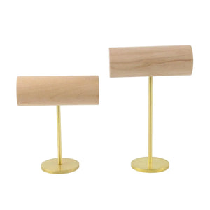 Wooden T Bar Bracelet Display Stand Jewelry Holder Organizer