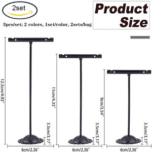 Aluminum Alloy Earring Holder Jewelry Tower Display Stand for Girls Women