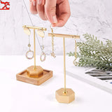 Aluminum Alloy Earring Holder Jewelry Tower Display Stand for Girls Women