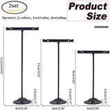 Aluminum Alloy Earring Holder Jewelry Tower Display Stand for Girls Women