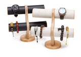 Wood Jewelry Bracelet Storage Display Chain Watch Stand Holder