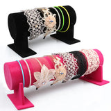 Velvet Detachable Headband Hair Hoop Display Stand