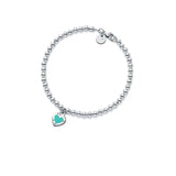 925 Silver Heart LOVE Bracelet for Women Wedding Gift
