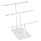 T-Shaped Jewelry Display Stand Shelf Multifunctional Organizer Holder