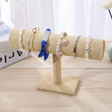 T-Type Bracelet Watch Jewelry Display Stand Headband Hairpin Headdress Organizer