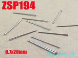 Stainless Steel T-pin 0.7x20mm Ear Nail 1000pcs