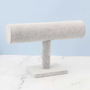 T-shaped Bracelet Chain Watch Velvet Display Stand
