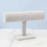 T-shaped Bracelet Chain Watch Velvet Display Stand