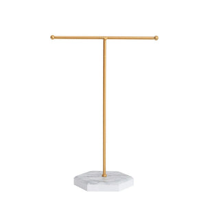 T-shaped Earrings Display Stand Necklace Watch Jewelry Ring Counter