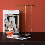 T-shaped Earrings Display Stand Necklace Watch Jewelry Ring Counter