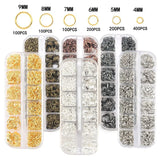 DIY Beads Cup Hook Jump Ring Jewelry Findings Set
