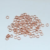 4-10mm Rose Iron Jump Rings Single Loop DIY Findings