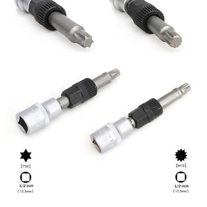 Alternator Pulley Socket Drill Bit 33 Teeth Remover Socket Wrench Tool