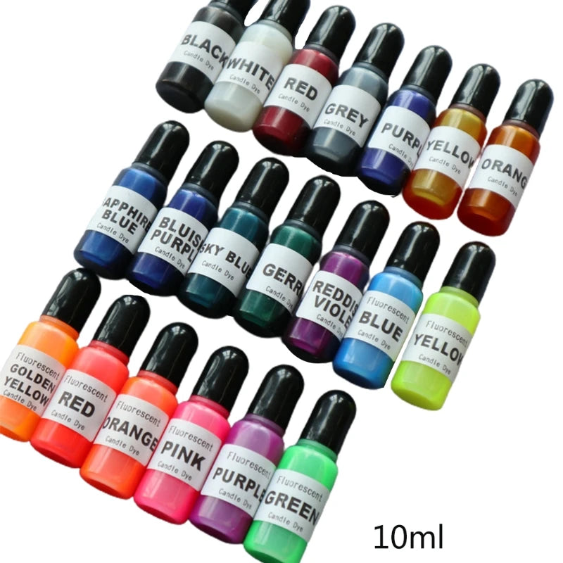 T5UF 20 Colors UV Epoxy Resin Colorant Ink Pigment Liquid Coloring Dye