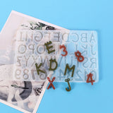 Cartoon Smile Face Alphabet Crystal Epoxy Resin Mold