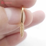 Wholesale Leaf Brass Earrings Hooks Diy Jewelry Findings