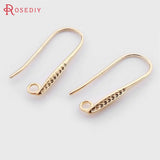 Wholesale Leaf Brass Earrings Hooks Diy Jewelry Findings