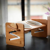 Adjustable Double Bowl Stand Mold for DIY and Dog Food Drinking